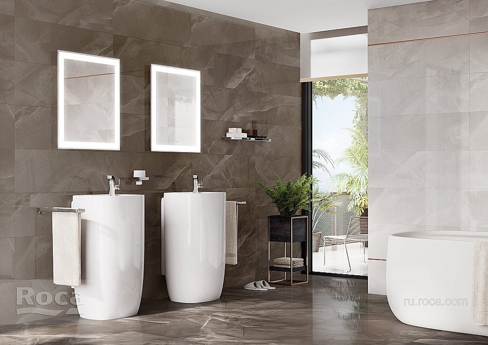 Раковина Roca Beyond 50 3270B0000 белая купить в интернет-магазине Sanbest