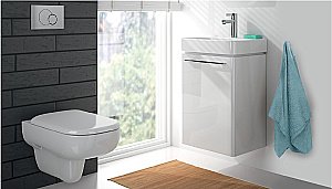 Унитаз подвесной Geberit Smyle 500.210.01.1 белый, антивсплеск, безободковый купить в интернет-магазине Sanbest