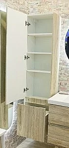 Шкаф подвесной Art&Max TECHNO 40 дуб Мелфорд/петли справа для ванной в интернет-магазине сантехники Sanbest