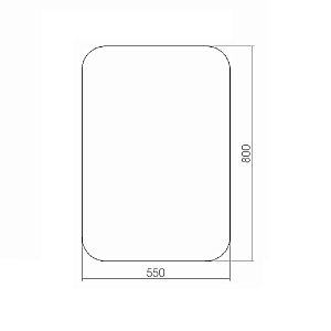 Зеркало LORANTO Выбор ФР-00001328 55х80 в ванную от интернет-магазине сантехники Sanbest