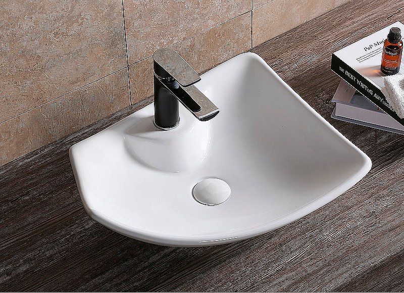 Раковина накладная CeruttiSpa 50 CR7054 белая купить в интернет-магазине Sanbest