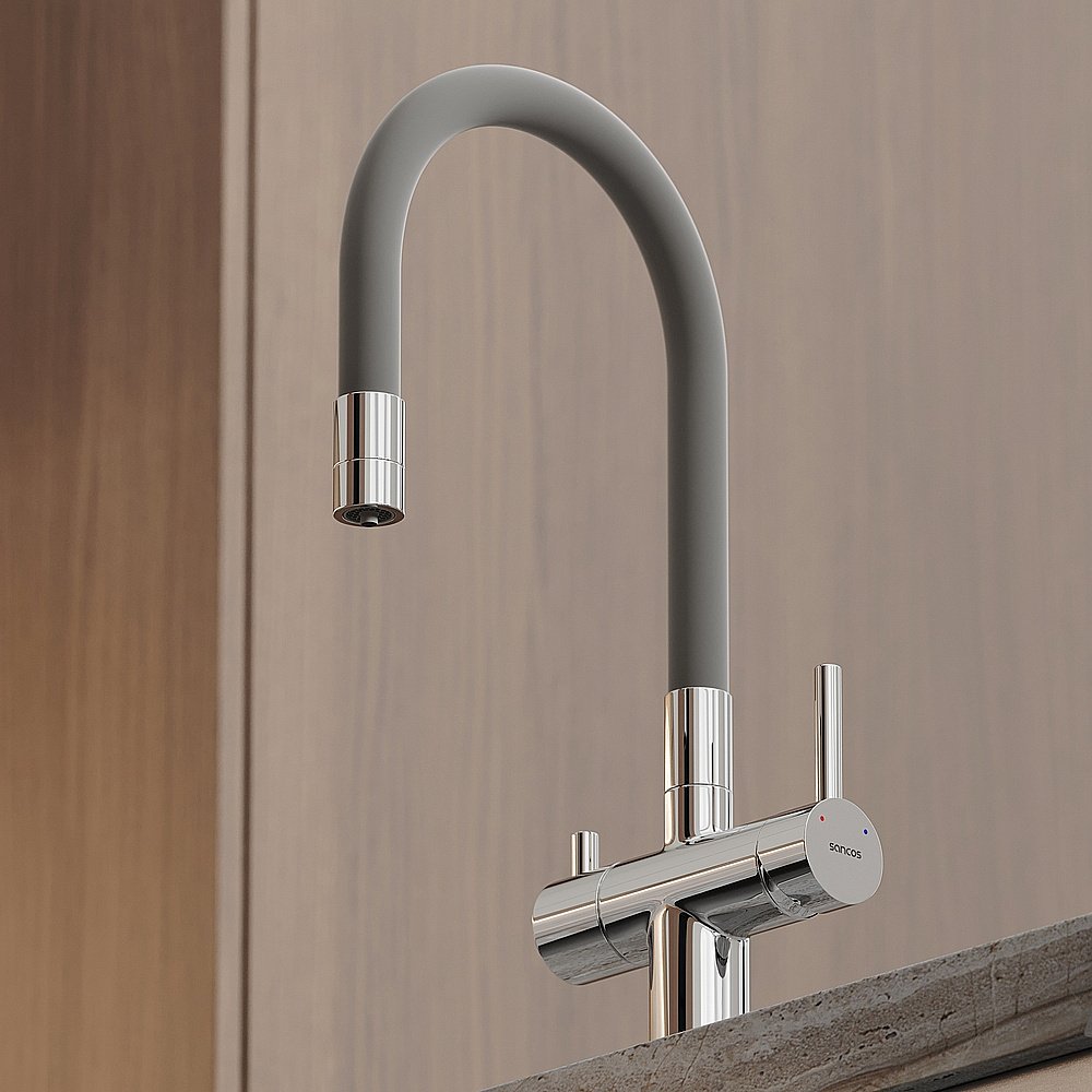 Смеситель для кухни Sancos Lucia SC4004CH хром купить в интернет-магазине сантехники Sanbest