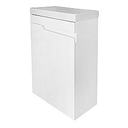 Тумба с раковиной Azario KANTRI 45 CS00097244 белая левая купить в интернет-магазине сантехники Sanbest