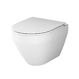 Унитаз подвесной AM.PM Spirit V2.0 C701700MWSC белый матовый, безободковый купить в интернет-магазине Sanbest