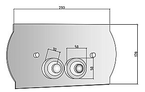Кнопка смыва Boheme Chromo 653 купить в интернет-магазине сантехники Sanbest
