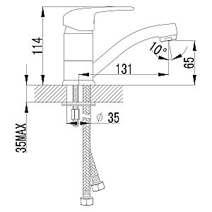 Смеситель для раковины Lemark Pramen LM3307C купить в интернет-магазине сантехники Sanbest