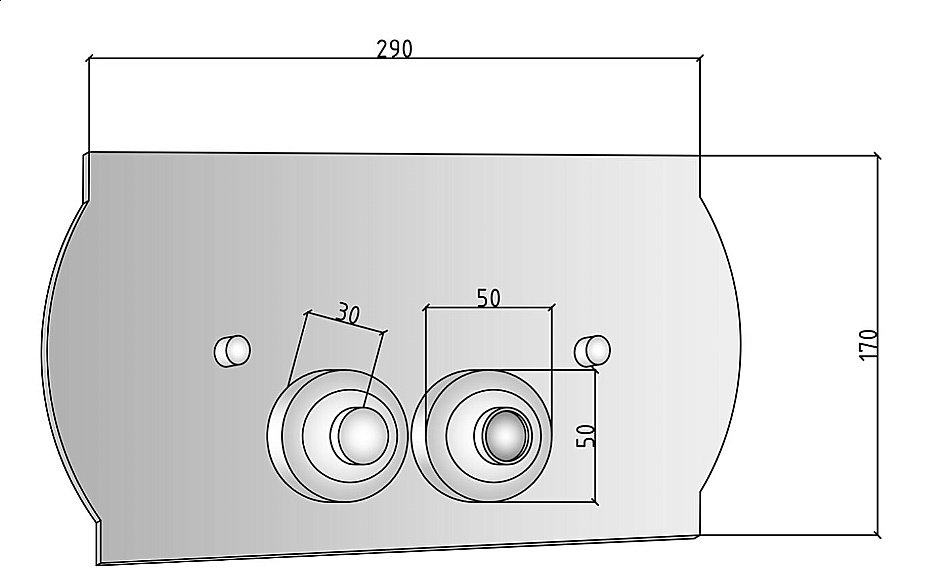 Кнопка смыва Boheme Chromo 653 купить в интернет-магазине сантехники Sanbest