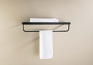 Полка Aquatek Лира AQ4415MB 60 черный матовый купить в интернет-магазине сантехники Sanbest