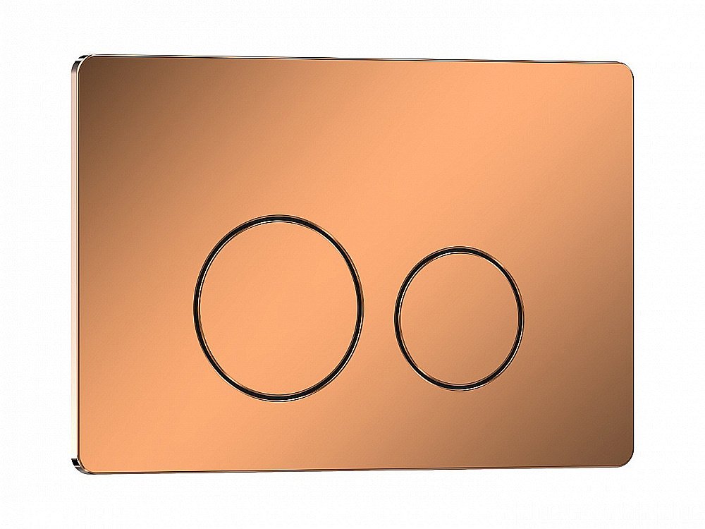 Кнопка для инсталляции CeruttiSpa CR04RG розовое золото купить в интернет-магазине сантехники Sanbest