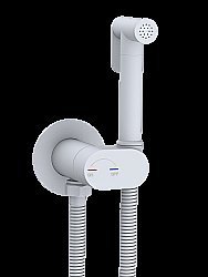 Гигиенический душ со смесителем WeltWasserHIGI R01 WT белый матовый купить в интернет-магазине сантехники Sanbest