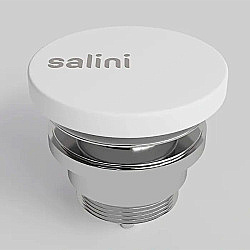 Донный клапан для раковины Salini D604, S-Sense, фиксированный, Белый купить в интернет-магазине сантехники Sanbest