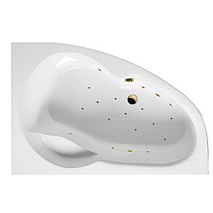 Ванна акриловая EXCELLENT Newa RELAX WAEX.NEP16.RELAX.GL 160x95 белая с гидромассажем правая купить в интернет-магазине Sanbest