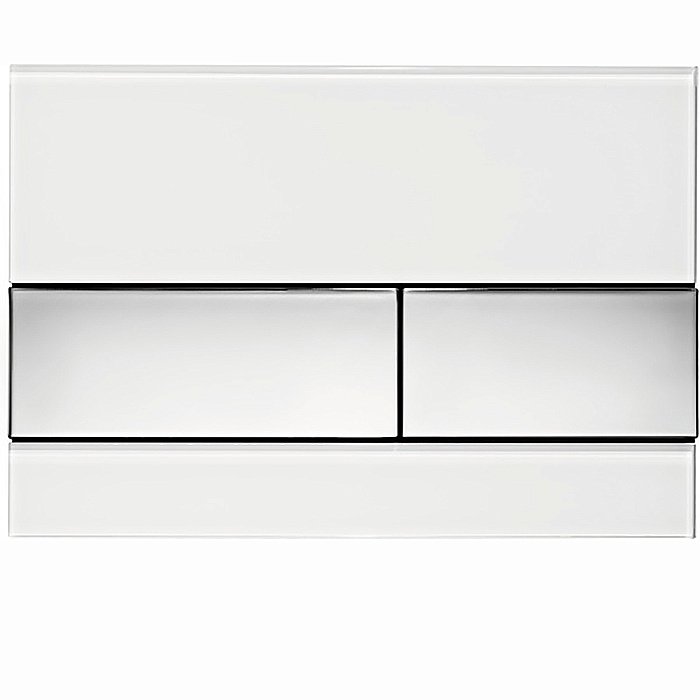 Кнопка для инсталляции Tece Esquare Белый/хром купить в интернет-магазине сантехники Sanbest