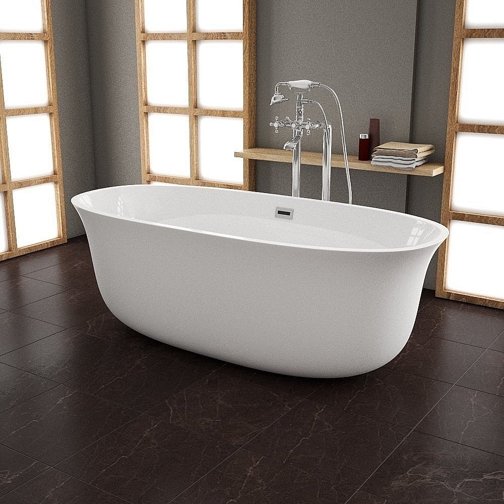 Ванна акриловая Grossman Galaxy GR-1201 166x75 белая купить в интернет-магазине Sanbest