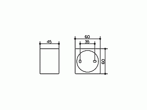 Настенный держатель для душа KEUCO Edition 11 купить в интернет-магазине сантехники Sanbest