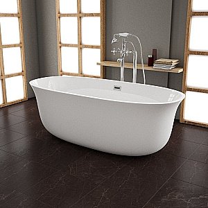 Ванна акриловая Grossman Galaxy GR-1201 166x75 белая купить в интернет-магазине Sanbest