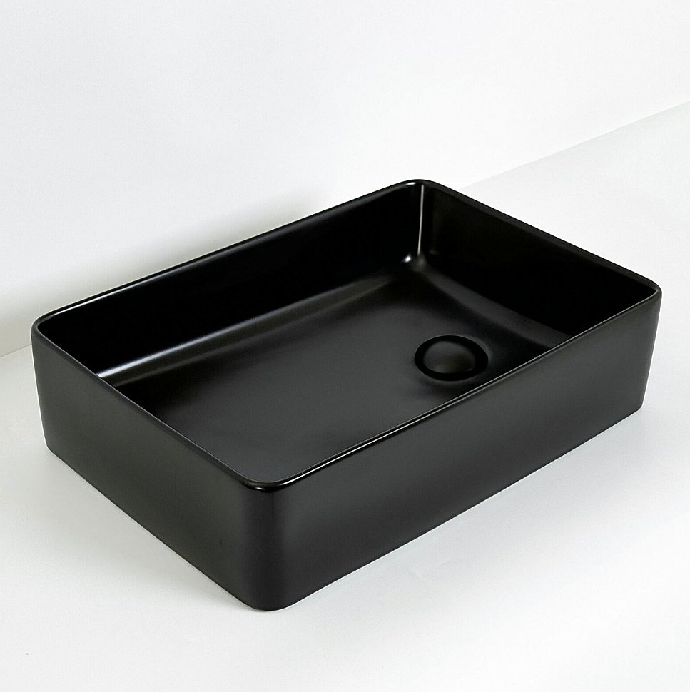 Раковина CeramaLux 6250MB черная матовая купить в интернет-магазине Sanbest