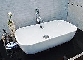 Раковина накладная Gid Geometrico 61 N9217 51132 белая купить в интернет-магазине Sanbest