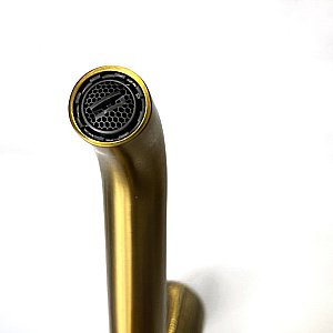 Смеситель для раковины PAINI Cox grip 7GPJ205O золото матовое купить в интернет-магазине сантехники Sanbest