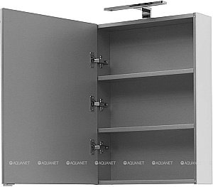 Зеркальный шкаф Aquanet Верона 207763 50 белый купить в интернет-магазине сантехники Sanbest