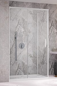 Душевой уголок Radaway Idea White KDJ 100х90 L стекло прозрачное/профиль белый матовый купить в интернет-магазине Sanbest