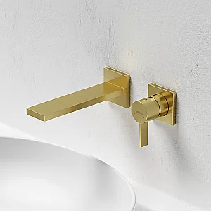 Смеситель для раковины Sancos Linn SC9021BG брашированное золото купить в интернет-магазине сантехники Sanbest