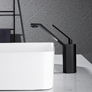 Смеситель для раковины Elghansa URBAN XQ 16H3301-Black черный купить в интернет-магазине сантехники Sanbest