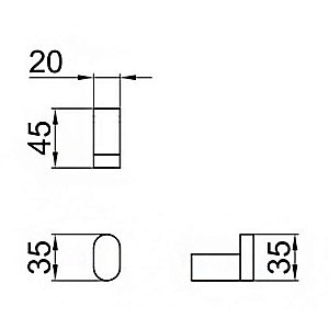 Крючок Webert Living LV500401560 купить в интернет-магазине сантехники Sanbest