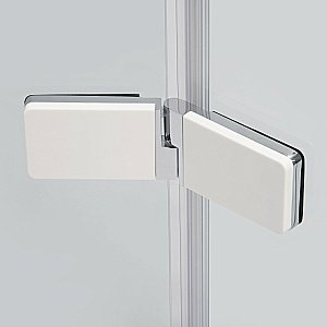 Душевой уголок WasserKRAFT Aller 10H06 120x80 профиль хром/декор белый купить в интернет-магазине Sanbest