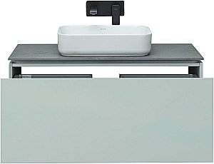 Тумба с раковиной Allen Brau Infinity 100 1.21004.PWM папирус матовый для ванной в интернет-магазине Sanbest