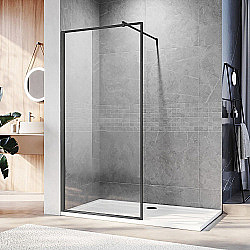 Душевое ограждение Veconi Korato KR81GR-120-01-C8 120 прозрачное/профиль брашированный графит купить в интернет-магазине Sanbest