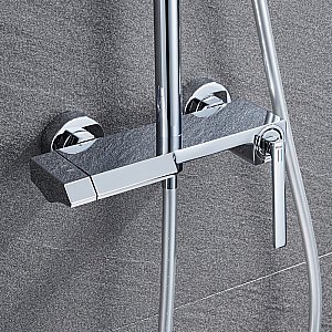 Душевая система Black&White Universe UK5015C хром купить в интернет-магазине сантехники Sanbest