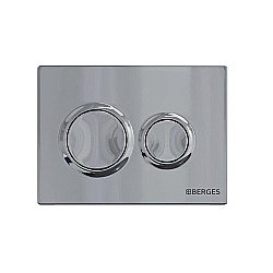 Кнопка для инсталляции BERGES NOVUM 040063 O3 хром глянец купить в интернет-магазине сантехники Sanbest