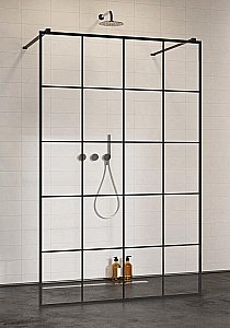 Душевое ограждение Radaway Modo I New Black Factory 130 купить в интернет-магазине Sanbest
