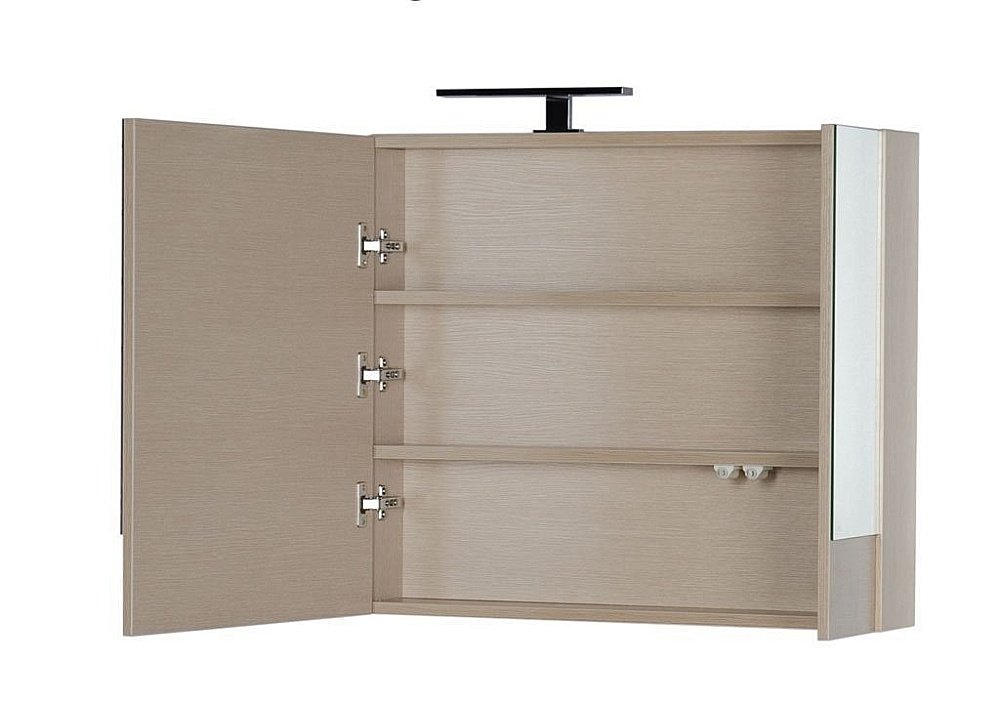 Зеркальный шкаф Aquanet Нота 100 светлый дуб купить в интернет-магазине сантехники Sanbest