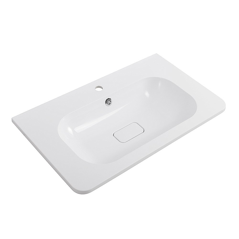 Тумба с раковиной Cezares RELAX 80 Bianco Lucido для ванной в интернет-магазине Sanbest