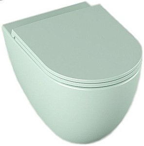 Унитаз подвесной Isvea Infinity 10NF02001SV-2T мятно-зеленый матовый, безободковый купить в интернет-магазине Sanbest