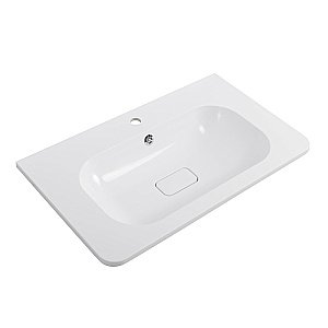 Тумба с раковиной Cezares RELAX 80 Bianco Lucido для ванной в интернет-магазине Sanbest