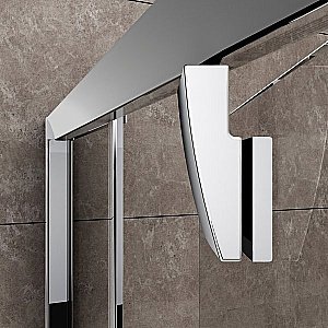 Душевой уголок Ravak Pivot PSKK3 100х100 профиль блестящий/стекло прозрачное купить в интернет-магазине Sanbest