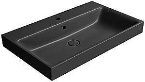 Раковина GSI NUBES 80 9622126 Ardesia Matte черная матовая купить в интернет-магазине Sanbest