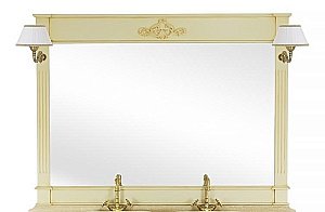 Зеркало Migliore Kantri 160 бежевое в ванную от интернет-магазине сантехники Sanbest