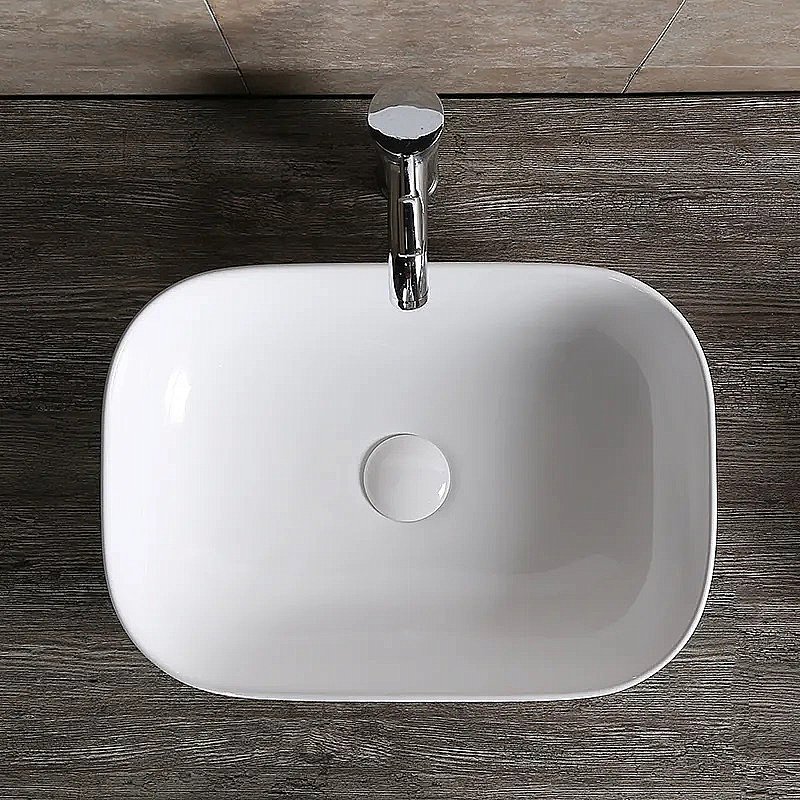 Раковина накладная CeruttiSpa 50,5 CR0078 белая купить в интернет-магазине Sanbest