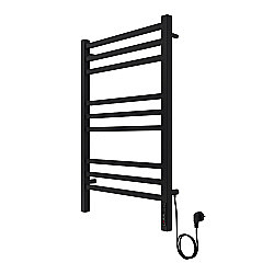 Полотенцесушитель электрический Azario Ancona П9 500х800 AZ71858B черный купить в интернет-магазине сантехники Sanbest