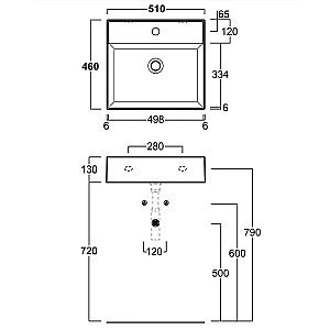Раковина SIMAS AGILE AG51 nero matt*1 51 купить в интернет-магазине Sanbest