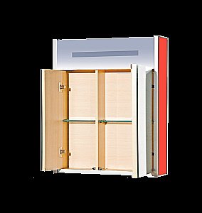 Зеркальный шкаф Misty Джулия 65 красный купить в интернет-магазине сантехники Sanbest