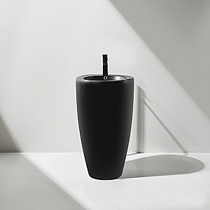 Раковина Azario COMELLA 50 AZ-311MB черная матовая купить в интернет-магазине Sanbest