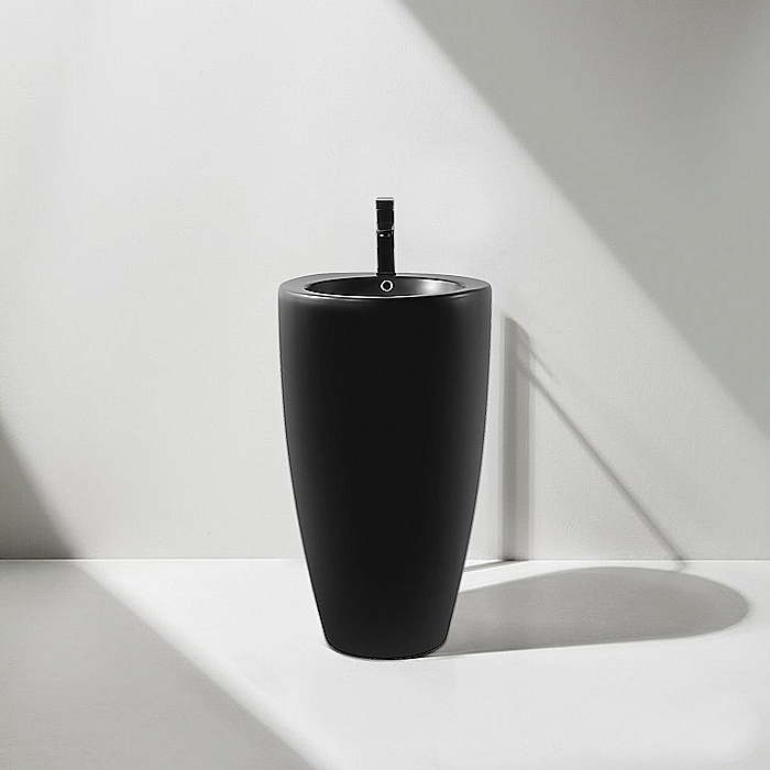 Раковина Azario COMELLA 50 AZ-311MB черная матовая купить в интернет-магазине Sanbest