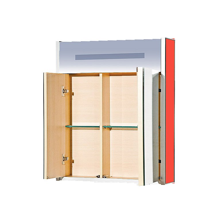 Зеркальный шкаф Misty Джулия 65 красный купить в интернет-магазине сантехники Sanbest