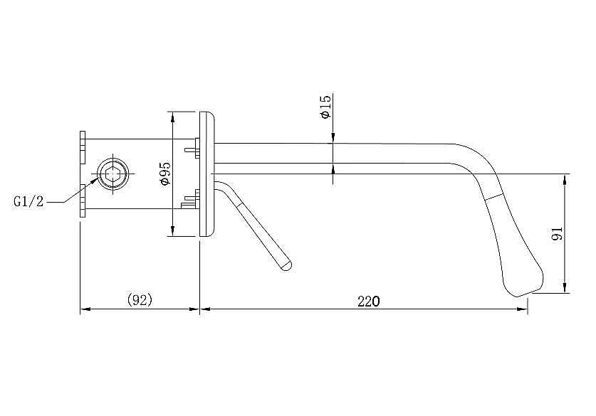 Смеситель для раковины Boch Mann TROPFEN-BN BM8928 купить в интернет-магазине сантехники Sanbest
