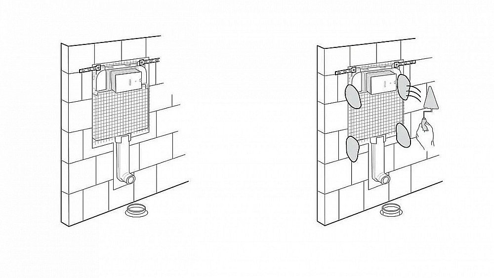 Инсталляция для унитаза Ideal Standard Prosys R020467 купить в интернет-магазине сантехники Sanbest
